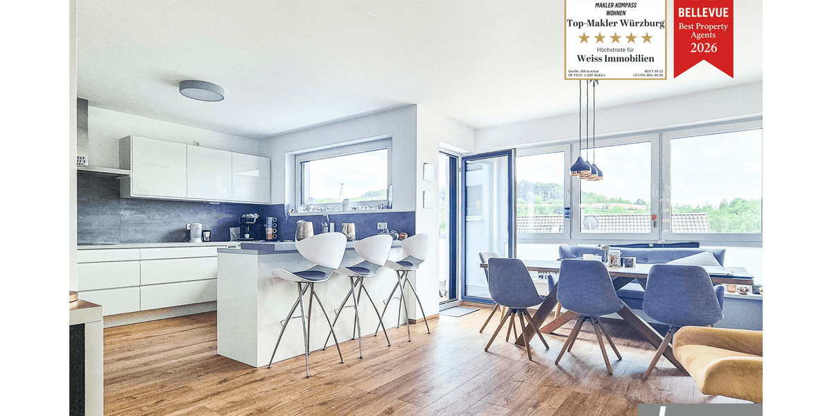 Etagenwohnung Zellingen - 4 Zimmer, 130 m&sup2;, 570.000&euro; | Angebot:27342153