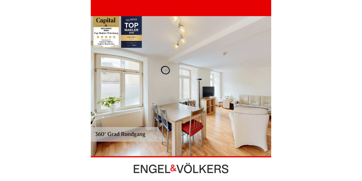 Etagenwohnung Marktbreit - 2 Zimmer, 90 m&sup2;, 298.000&euro; | Angebot:26642235