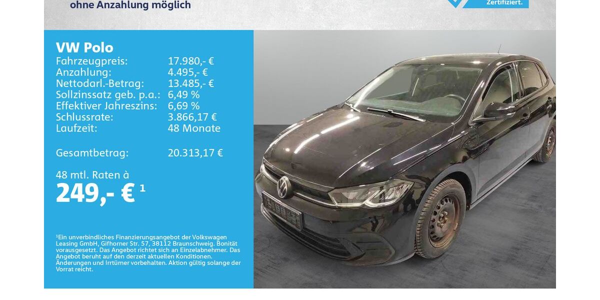 VW Polo 91.000 km 17.180 &euro; Kitzingen 97318