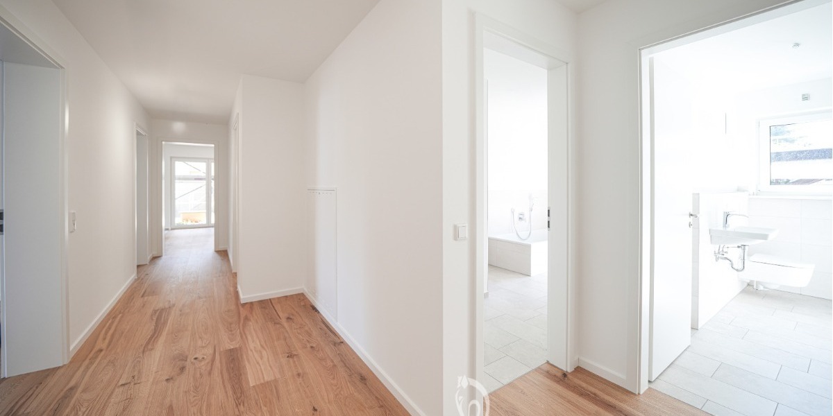 Ganze Etage, Balkonterrassenwohnung - 4,5 Zimmer - Neubau mit 5 Wohneinheiten, hier WE 5 - Dachgeschoßwohnung Höchberg | Angebot:26143368