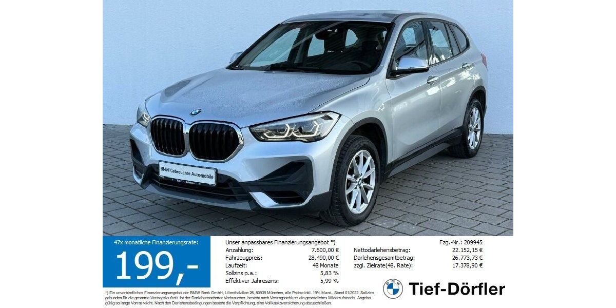 BMW X1 40.895 km 24.180 &euro; Marktsteft 97342