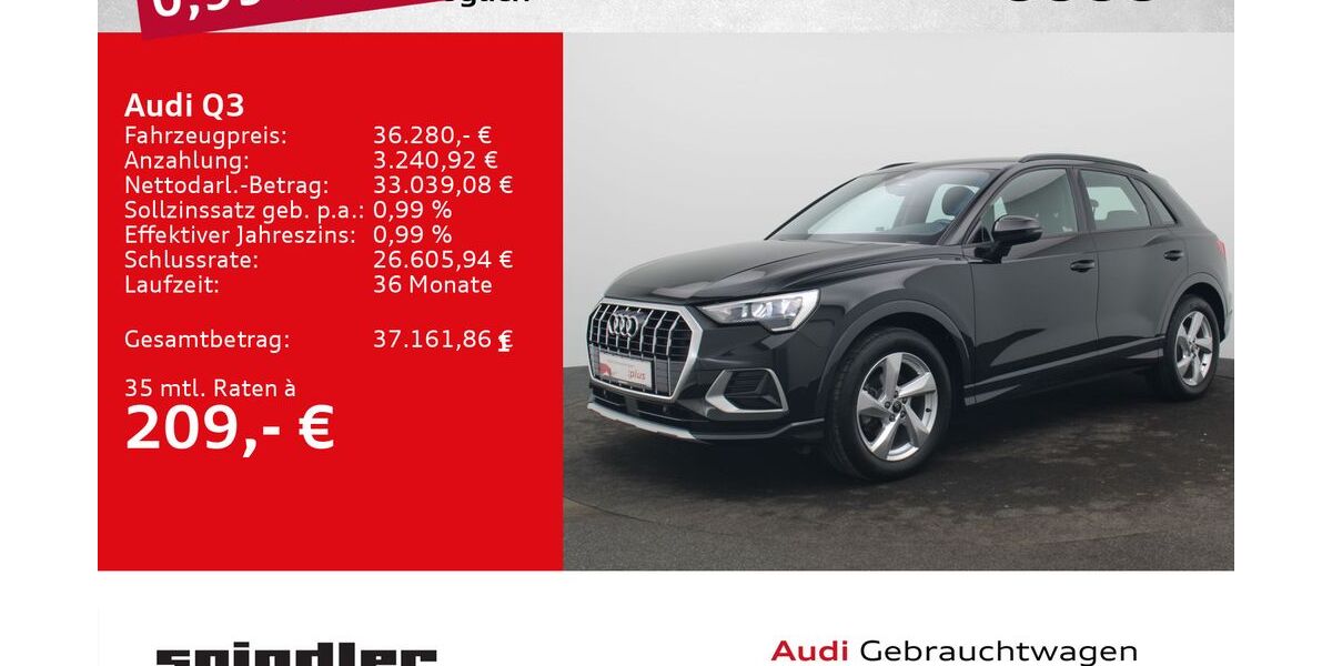Audi Q3 28.000 km 34.480 &euro; Würzburg 97076