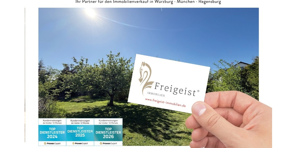 Sonniges Baugrundstück für Einfamilien-, oder Doppelhaus in einer der schönsten Lagen von Höchberg - Grundstück Höchberg | Angebot:26670186