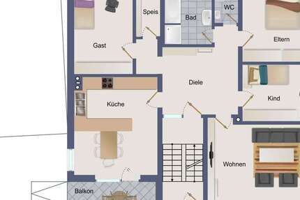 Wohnung Karlstadt - 4 Zimmer, 120 m&sup2;, 790&euro; | Angebot:26886681
