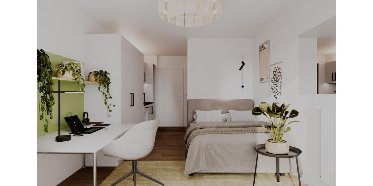 Erdgeschoßwohnung Würzburg Lengfeld - 1 Zimmer, 22 m&sup2;, 153.000&euro; | Angebot:26071661