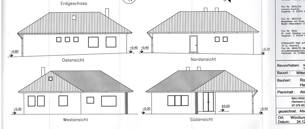 Freistehender Bungalow in ausgezeichneter Wohnlage mit großem, begrünten Garten 4 zimmer
