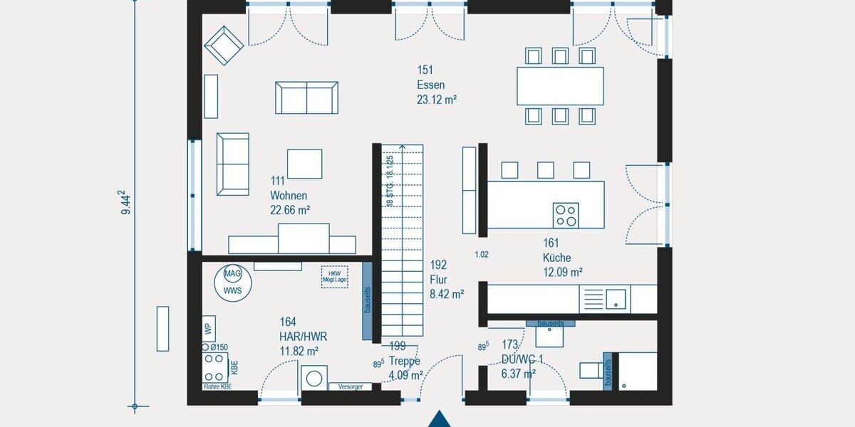 Inklusive Grundstück und freie Planung - KfW40-QNG möglich - Rufen Sie uns gerne an ! - Villa Kitzingen | Angebot:27312089
