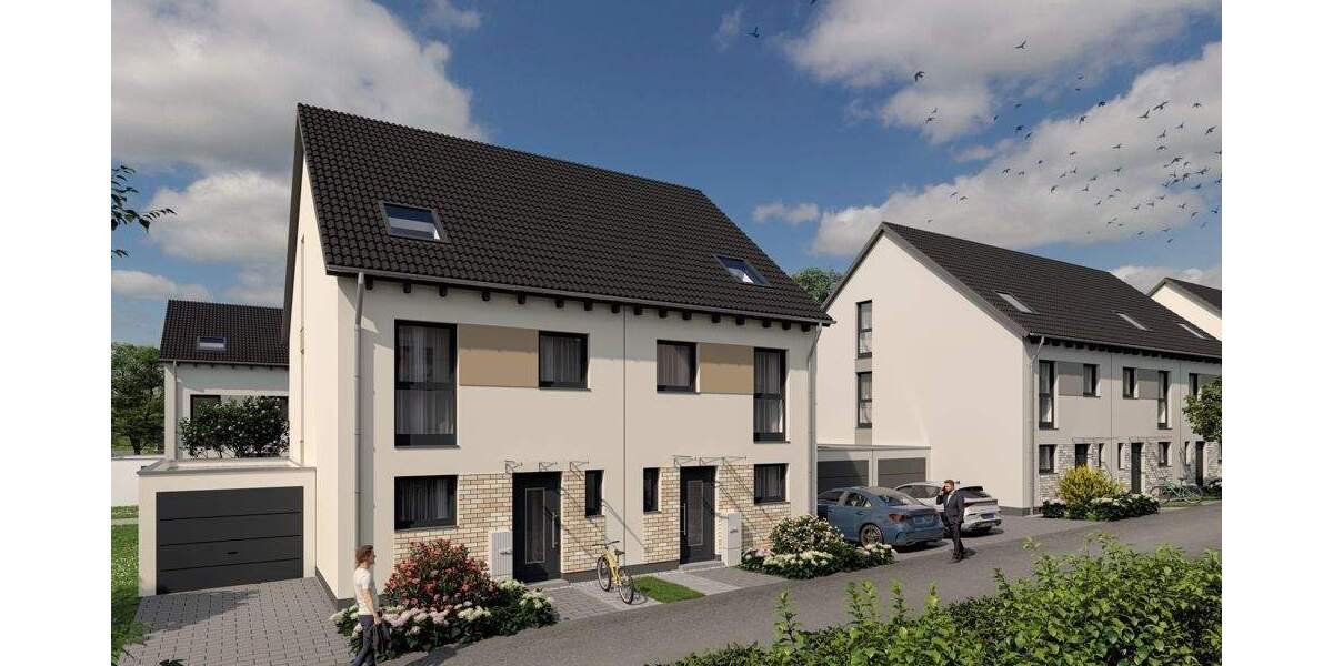 Moderne Doppelhäuser zum Familienpreis - 