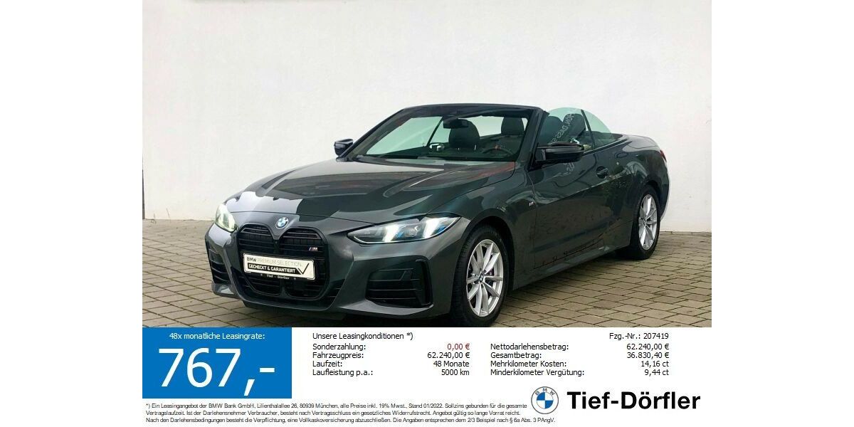 BMW M440 26.300 km 59.220 € Marktsteft 97342