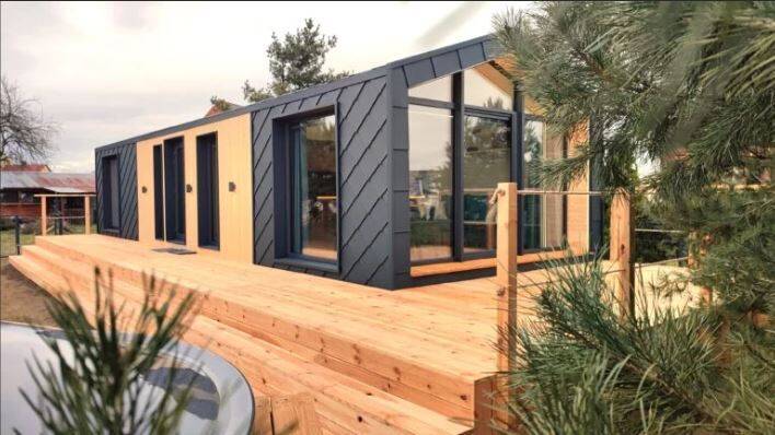 Kleines, Haus inkl. Küche, Einbaumöbeln, Boden- und Wandbelägen (auf Ihr Grundstück) 3 zimmer