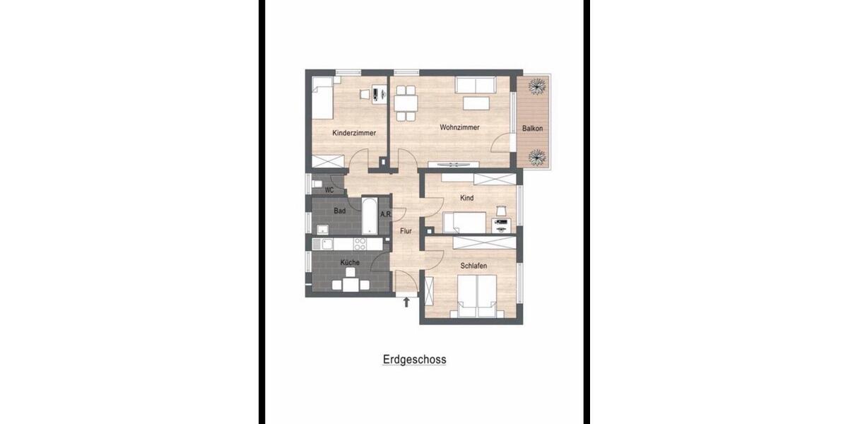 Etagenwohnung Erlenbach bei Marktheidenfeld - 4 Zimmer, 95 m&sup2;, 238.000&euro; | Angebot:26594307