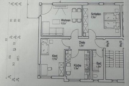 Wohnung Estenfeld - 3 Zimmer, 72 m&sup2;, 520&euro; | Angebot:26308526