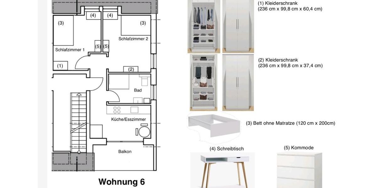 Etagenwohnung Gerbrunn - 2 Zimmer, 65 m&sup2;, 480&euro; | Angebot:24750832