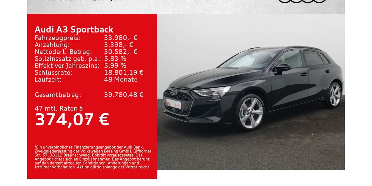 Audi A3 6.500 km 33.980 &euro; Würzburg 97076
