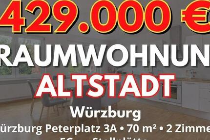 Wohnung Würzburg - 2 Zimmer, 70 m&sup2;, 429.000&euro; | Angebot:26197665