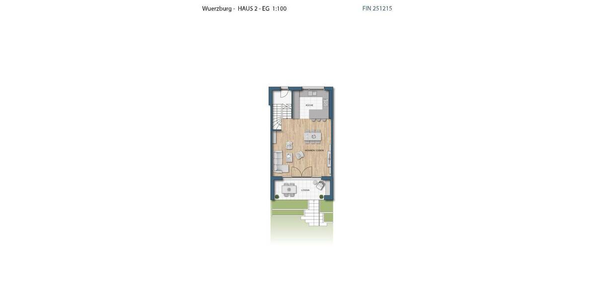 Reihenmittelhaus Würzburg Frauenland - 5 Zimmer, 158 m&sup2;, 2.880&euro; | Angebot:26902825