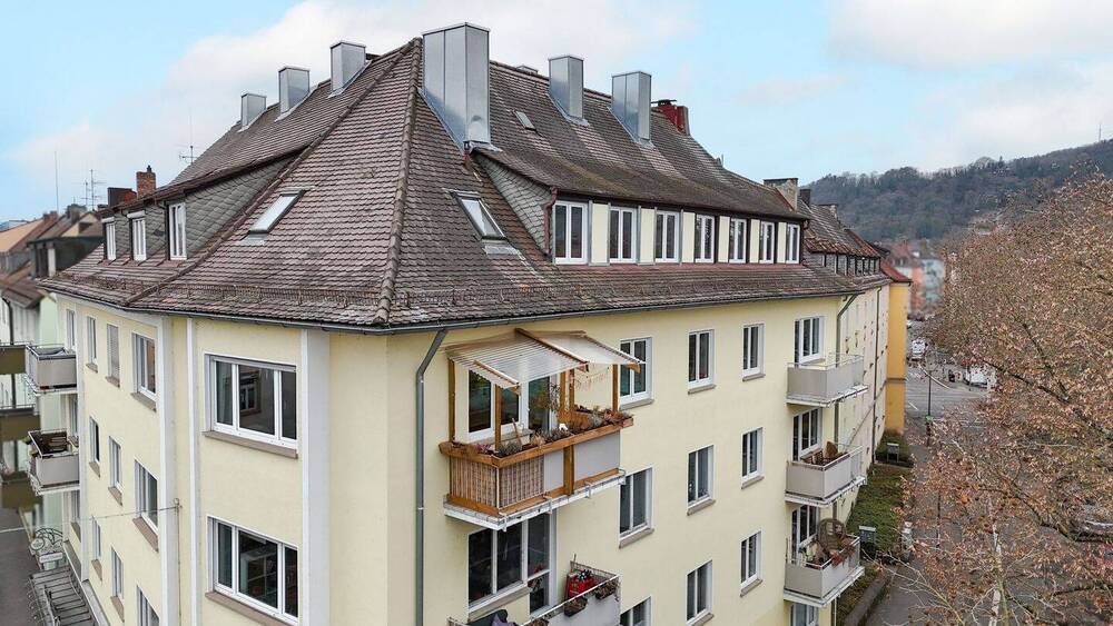 Etagenwohnung Würzburg Sanderau - 3 Zimmer, 55 m&sup2;, 240.000&euro; | Angebot:26189011