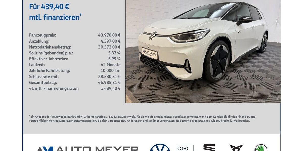 VW ID.3 15.000 km 43.970 &euro; Ochsenfurt 97199