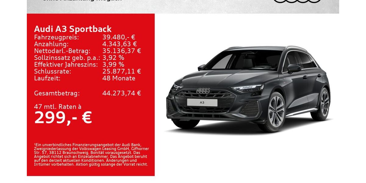 Audi A3 10.500 km 39.480 &euro; Kitzingen 97318