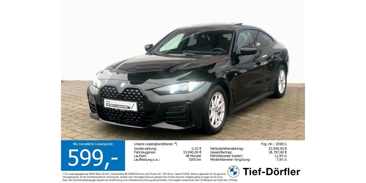 BMW 430 Gran Coupé 25.597 km 46.999 € Marktsteft 97342