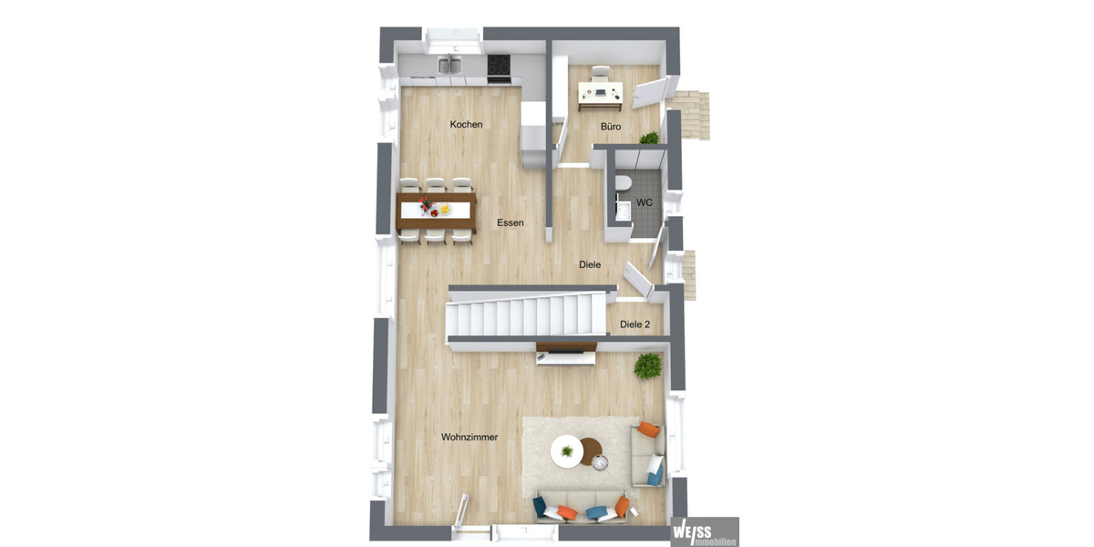 Einfamilienhaus Werneck Schraudenbach - 5 Zimmer, 144 m&sup2;, 449.500&euro; | Angebot:25745957