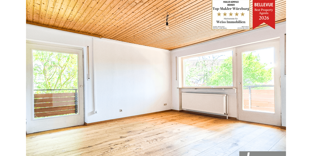 Etagenwohnung Gerbrunn - 4 Zimmer, 104 m&sup2;, 1.190&euro; | Angebot:26434890