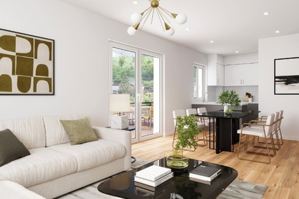 3 Zimmer - Neubau mit 5 Wohneinheiten „Am Fuß der Frankenwarte“ in Massivbauweise- Hier WE 1 - Wohnung Höchberg | Angebot:25790729