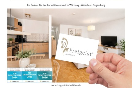 Altersgerecht Wohnen Helle 2-Zimmer-Wohnung mit Balkon, Aufzug und Stellplatz - Wohnung Würzburg Zellerau | Angebot:27134349