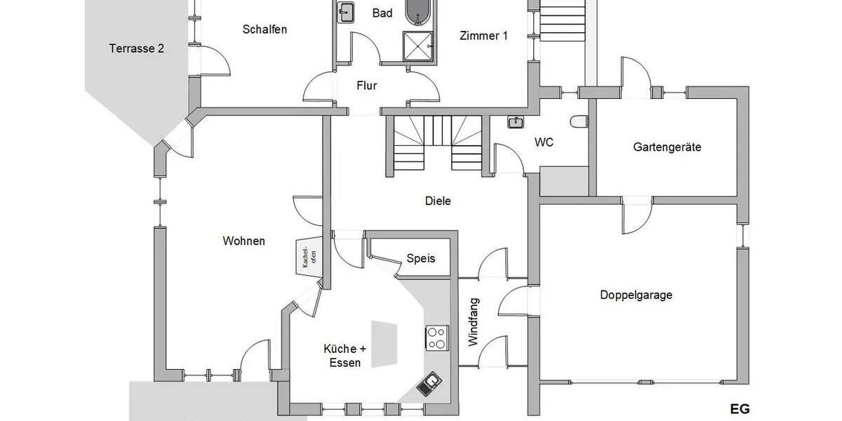 Einfamilienhaus Grünsfeld - 8 Zimmer, 266 m&sup2;, 550.000&euro; | Angebot:26395188