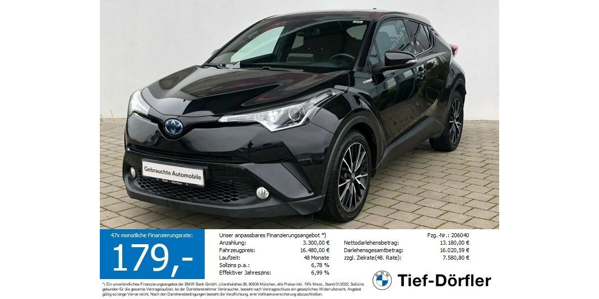 Toyota C-HR 116.398 km 15.499 € Marktsteft 97342