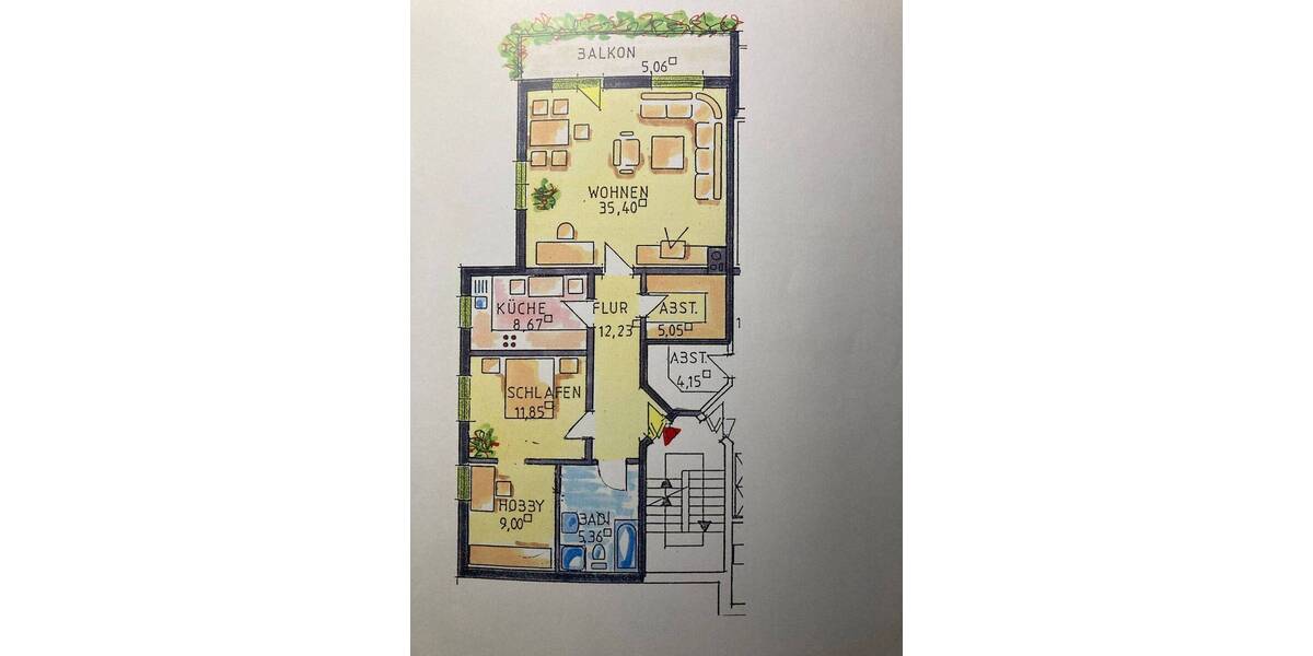 Etagenwohnung Rimpar - 2 Zimmer, 90 m&sup2;, 329.000&euro; | Angebot:26502709