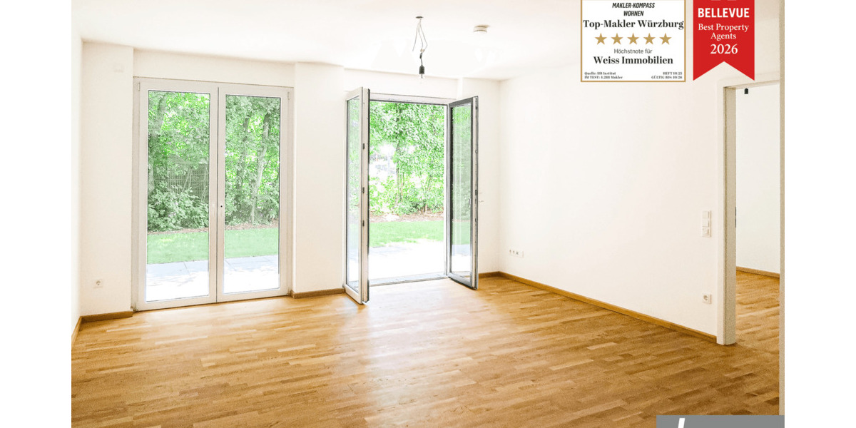 Etagenwohnung Würzburg Frauenland - 2 Zimmer, 72 m&sup2;, 1.088&euro; | Angebot:26596742