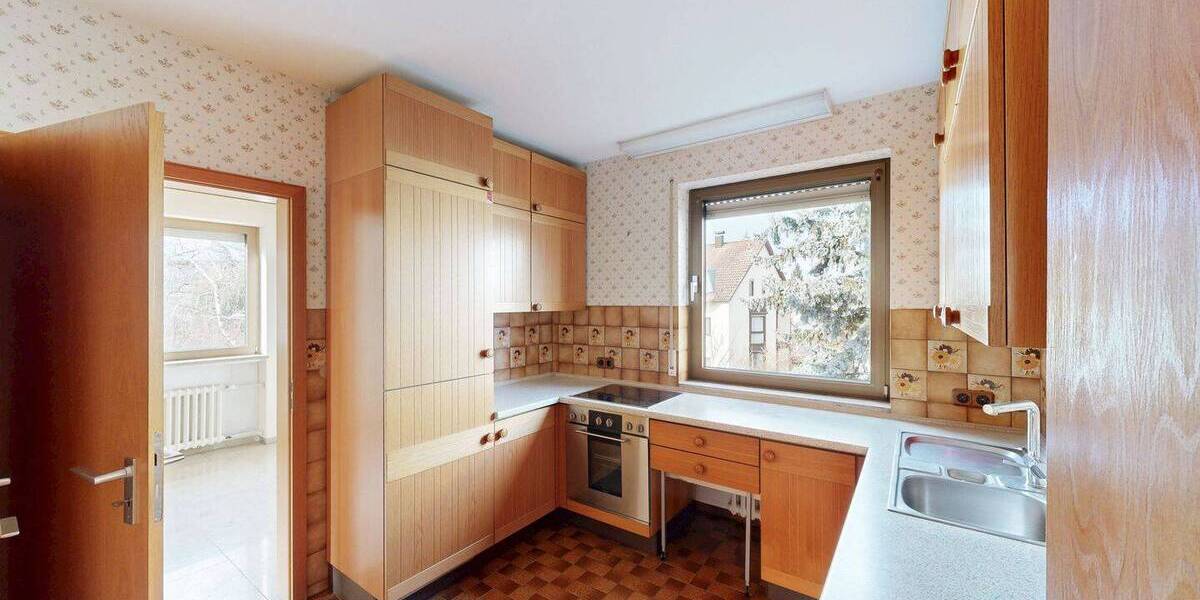 Etagenwohnung Würzburg Sanderau - 4 Zimmer, 92 m&sup2;, 1.150&euro; | Angebot:25997025