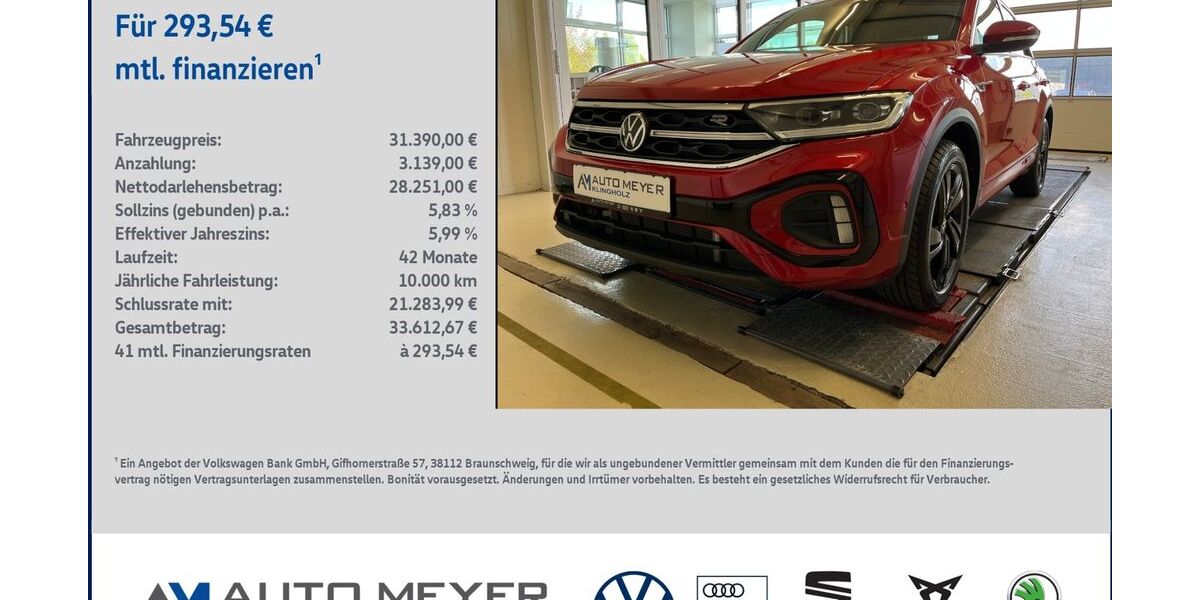 VW T-Roc 4.915 km 31.390 &euro; Ochsenfurt 97199