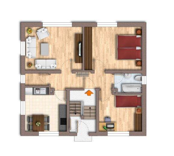 Etagenwohnung Gerbrunn - 3 Zimmer, 68 m&sup2;, 760&euro; | Angebot:26657143
