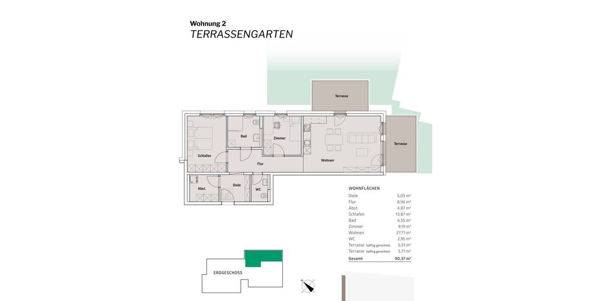 Etagenwohnung Marktheidenfeld - 3 Zimmer, 90 m&sup2;, 420.000&euro; | Angebot:26879257