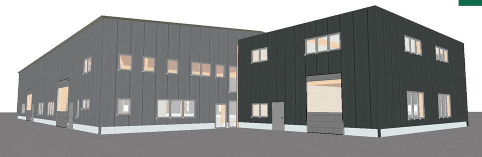Neue, moderne Gewerbehallen in 97241 Bergtheim zu vermieten!
