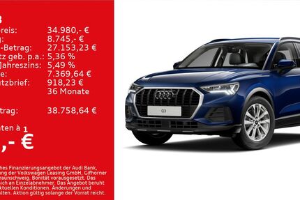 Audi Q3 13.500 km 34.980 &euro; Kitzingen 97318