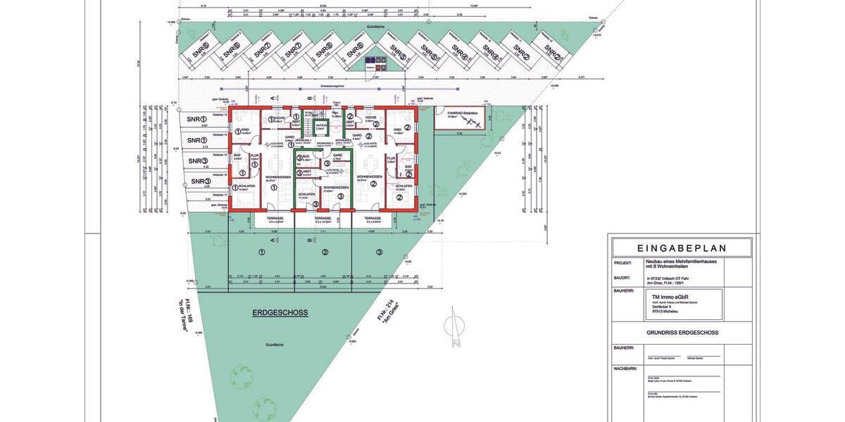 Erdgeschoßwohnung Volkach - 3 Zimmer, 100 m&sup2;, 1.150&euro; | Angebot:24626234