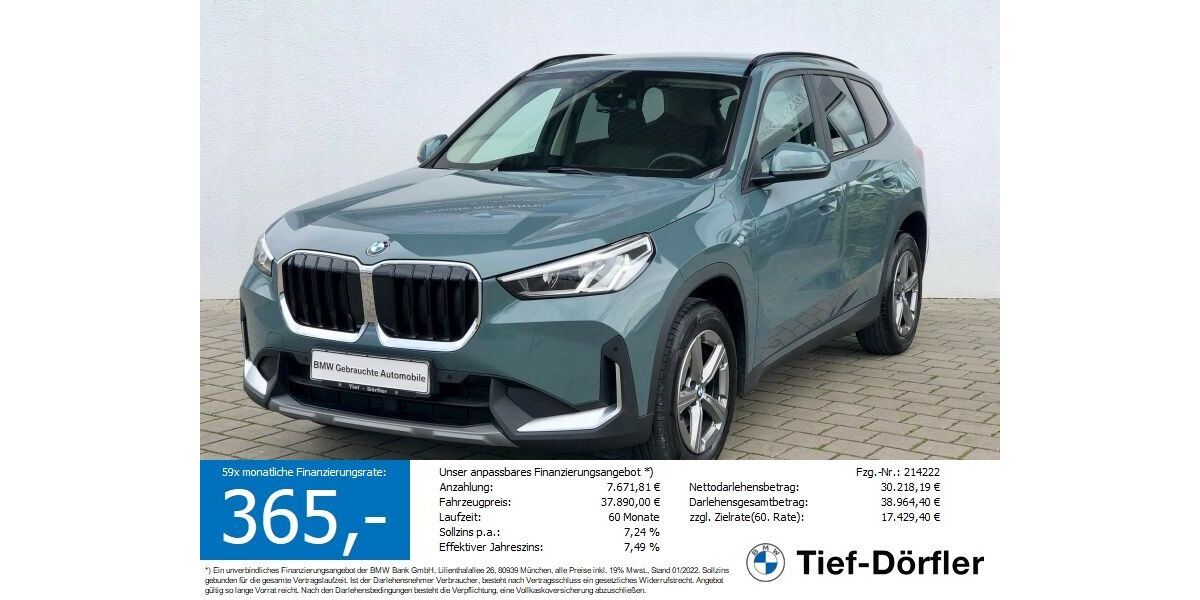 BMW X1 19.100 km 36.790 &euro; Marktsteft 97342