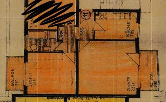 Etagenwohnung Würzburg Sanderau - 2 Zimmer, 62 m&sup2;, 1.190&euro; | Angebot:26249112