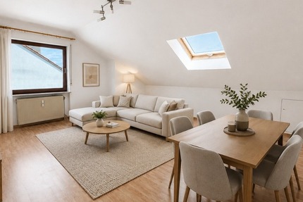Ruhig wohnen, stadtnah leben – 2-Zimmer-Wohnung mit Dachloggia und Tiefgaragenstellplatz - Wohnung würzburg Versbach | Angebot:27144301