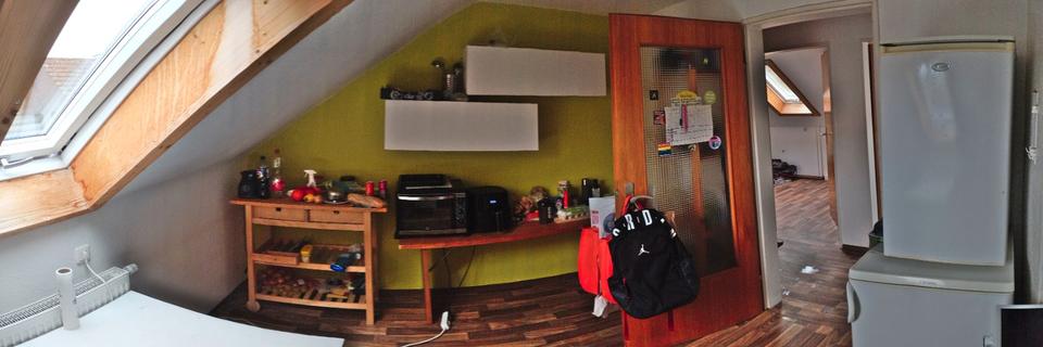 Dachgeschoßwohnung Würzburg Dürrbachau - 1 Zimmer, 16 m&sup2;, 265&euro; | Angebot:26022271