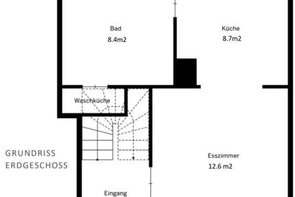 Haus für ein Ehepaar oder kleine Familie. Maximal 3 Einwohner: