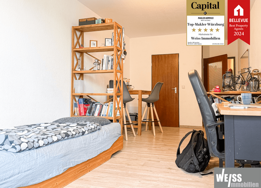 Wohnung zum Kaufen in Gerbrunn 112.000 € 31 m²