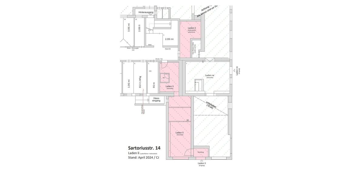 Etagenwohnung Würzburg Sanderau - 2 Zimmer, 50 m&sup2;, 700&euro; | Angebot:26715683