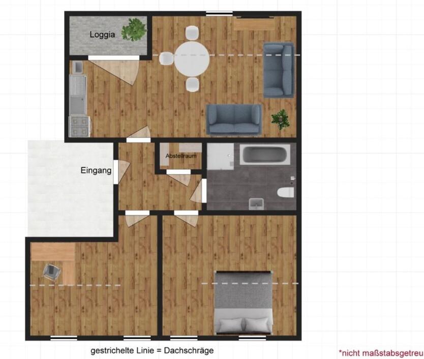 Neubau 3-Zimmer: Stilvolles Wohnen mit Dachterrasse Wü Heuchelhof