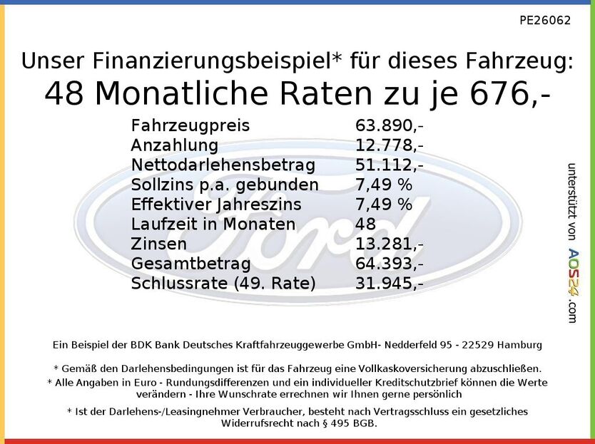 Ford Transit 4.000 km 63.890 € Unterpleichfeld 97294