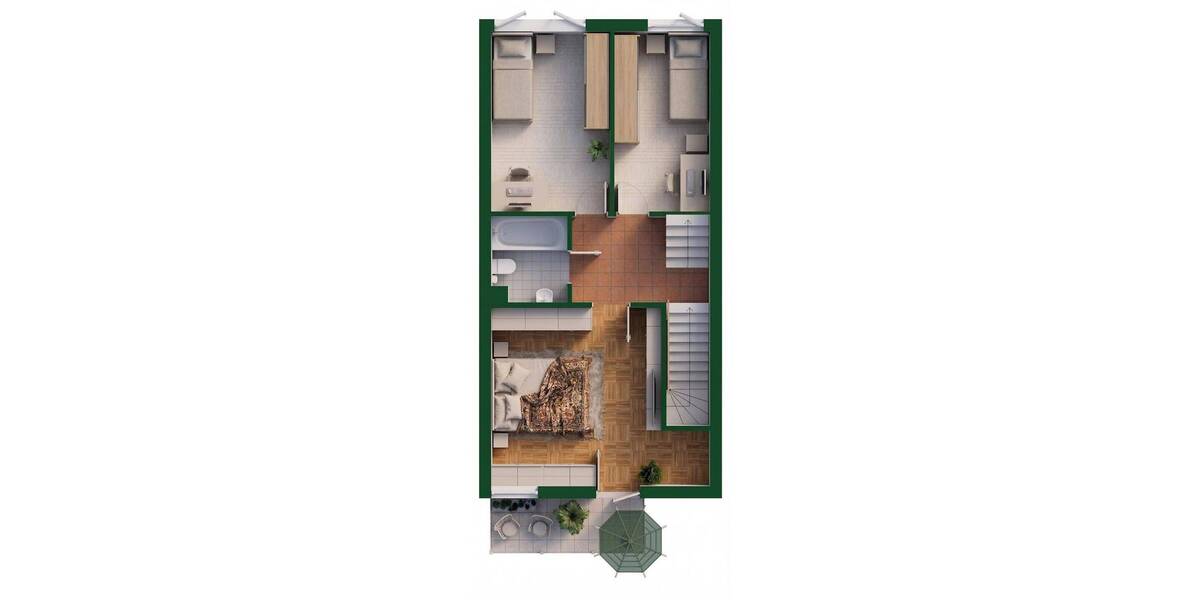 Reihenendhaus Höchberg - 6 Zimmer, 118 m&sup2;, 430.000&euro; | Angebot:26826440