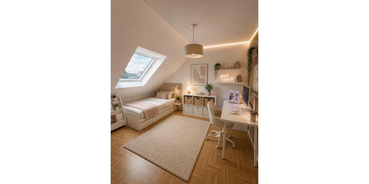 Dachgeschoßwohnung Waldbüttelbrunn - 4 Zimmer, 150 m&sup2;, 555.000&euro; | Angebot:27021231